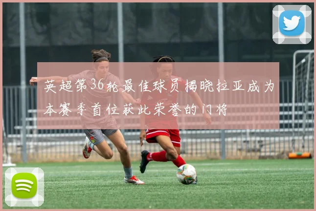 英超第36轮最佳球员揭晓拉亚成为本赛季首位获此荣誉的门将