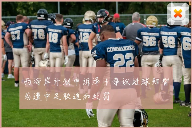 西海岸计划申诉泽卡争议进球郑智或遭中足联追加处罚